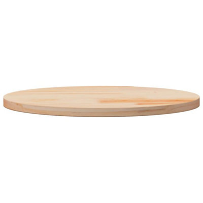 Berkfield Durable Table Top Radius 50X2.5 Cm Solid Wood Pine from B&Q