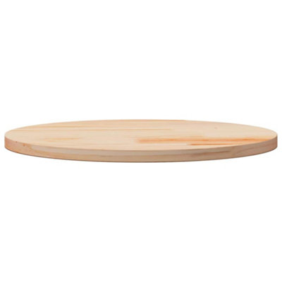 Berkfield Durable Table Top Radius 70X2.5 Cm Solid Wood Pine from B&Q