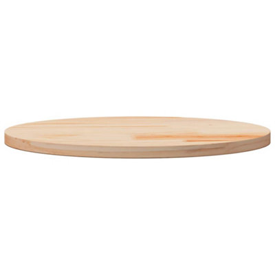 Berkfield Durable Table Top Radius 60X2.5 Cm Solid Wood Pine from B&Q