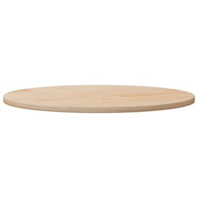 Berkfield Durable Table Top Radius 90X2.5 Cm Solid Wood Pine from B&Q