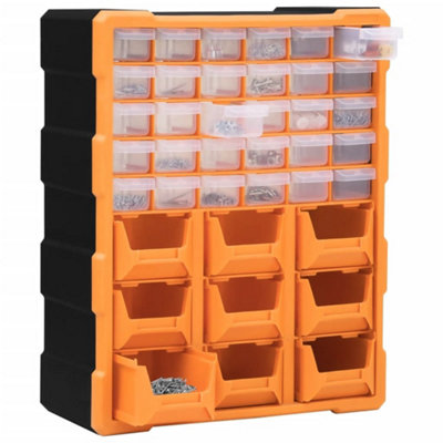 Berkfield Durable Multi-Drawer Organiser With 39 Drawers 38X16X47 Cm from B&Q