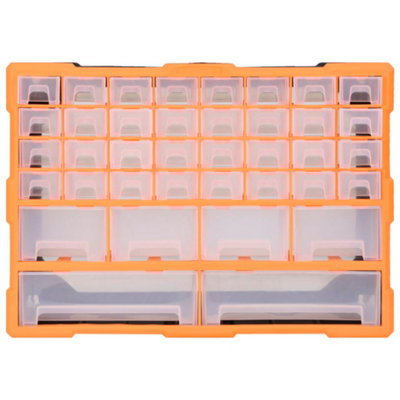 Berkfield Durable Multi-Drawer Organiser With 40 Drawers 52X16X37.5 Cm from B&Q