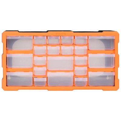 Berkfield Durable Multi-Drawer Organiser With 22 Drawers 49X16X25.5 Cm from B&Q