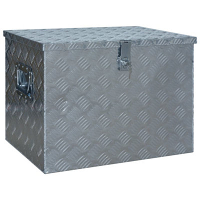 Berkfield Durable Aluminium Box 610X430X455 mm Silver from B&Q
