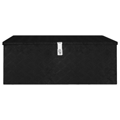 Berkfield Durable Storage Box Black 100X55X37 Cm Aluminium from B&Q