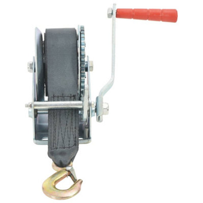 B&Q -  Durable Hand Winch With Strap 540 Kg