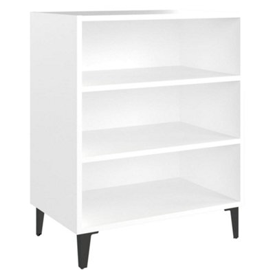 B&Q -  Sturdy Sideboard White 57X35X70 Cm Engineered Wood