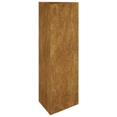 B&Q -  Durable Garden Planter 30X26X75 Cm Corten Steel