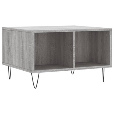 Berkfield Modern Coffee Table Grey Sonoma 60X50X36.5 Cm Engineered Wood