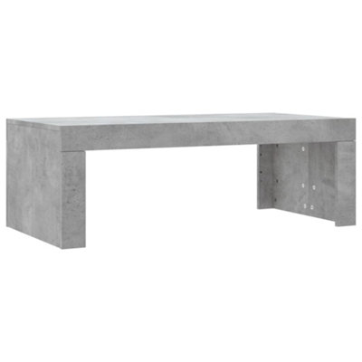 Berkfield Modern Coffee Table Concrete Grey 102X50X36 Cm Engineered Wood