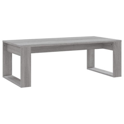 Berkfield Modern Coffee Table Grey Sonoma 102X50X35 Cm Engineered Wood from B&Q