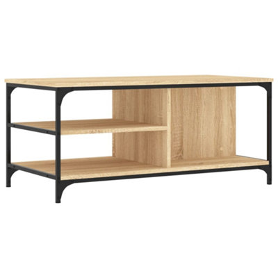 Berkfield Durable Coffee Table Sonoma Oak 100X50X45 Cm Engineered Wood