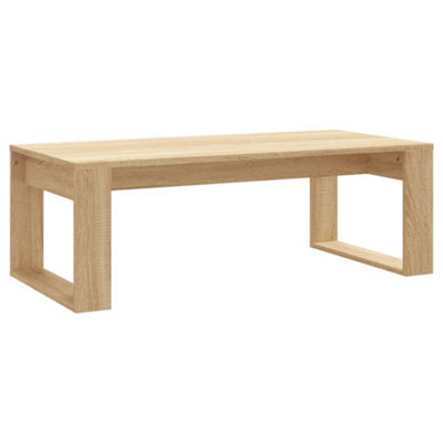 Berkfield Modern Coffee Table Sonoma Oak 102X50X35 Cm Engineered Wood