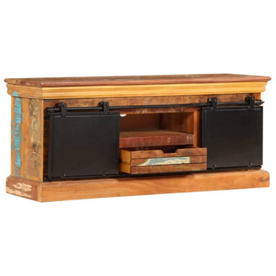 Berkfield Industrial Tv Cabinet 110X30X45 Cm Solid Reclaimed Wood from B&Q
