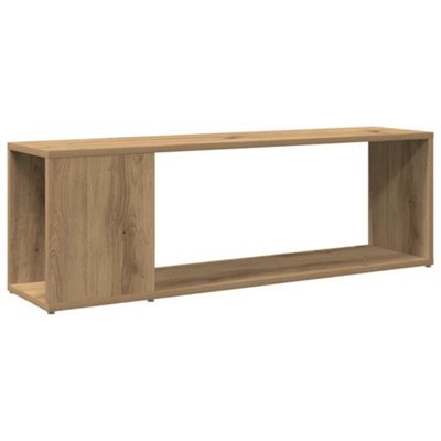 B&Q -  Durable Tv Cabinet Artisan Oak 100X24X32 Cm Engineered Wood