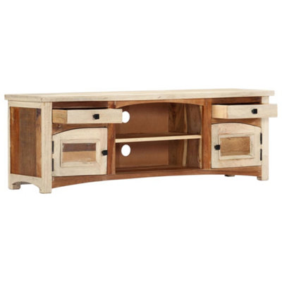 Berkfield Solid Tv Cabinet 120X30X40 Cm Solid Reclaimed Wood from B&Q