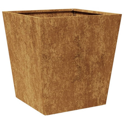 B&Q -  Durable Garden Planter 40X40X40 Cm Corten Steel