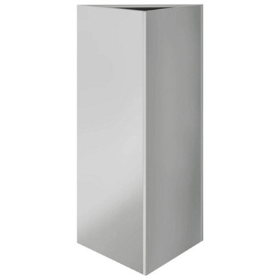 B&Q -  Durable Garden Planter Triangular 40X34.5X70 Cm Galvanized Steel