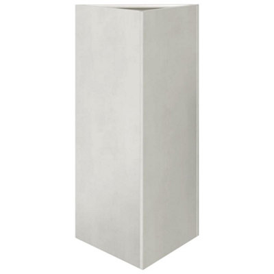 B&Q -  Durable Garden Planter Triangular 40X34.5X70 Cm Stainless Steel