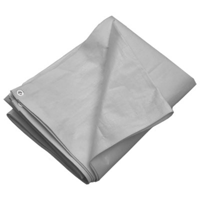 Berkfield Versatile Tarpaulin 260 G/m2 4X5 M Grey Hdpe from B&Q