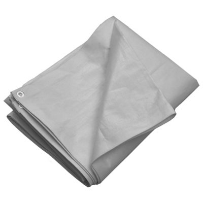 Berkfield Versatile Tarpaulin 260 G/m2 3X6 M Grey Hdpe from B&Q