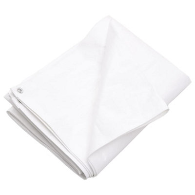 Berkfield Versatile Tarpaulin 260 G/m2 3X3 M White Hdpe from B&Q