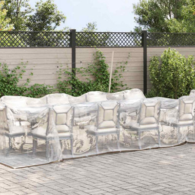 Berkfield Durable Clear Tarpaulin With Eyelets 3X8 M Polyethylene from B&Q