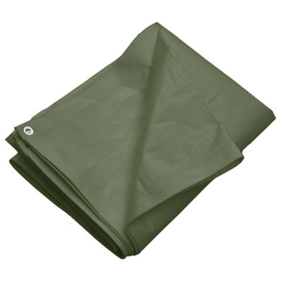 Berkfield Versatile Tarpaulin 260 G/m2 4X5 M Green Hdpe from B&Q