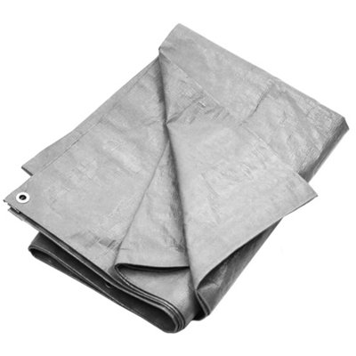 Berkfield Versatile Tarpaulin 180 G/m2 3X3 M Grey Hdpe from B&Q