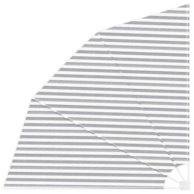 Berkfield Modern Balcony Privacy Screen Anthracite And White 210 X 210 Cm Fabric from B&Q