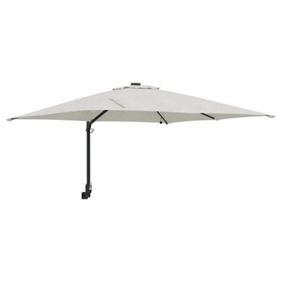 B&Q -  Modern Garden Parasol Sand 248,5 X 247,5 X 119 Cm Fabric