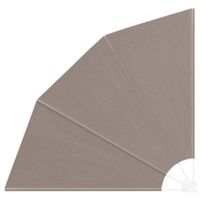 Berkfield Modern Balcony Privacy Screen Taupe 140 X 140 Cm Fabric from B&Q