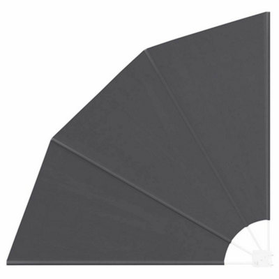 Berkfield Modern Balcony Privacy Screen Black 140 X 140 Cm Fabric from B&Q