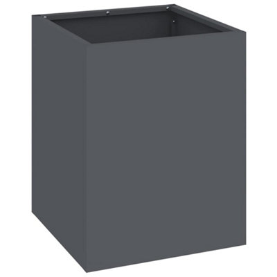 B&Q -  Industrial Garden Planter Anthracite Cold-Rolled Steel