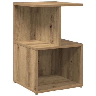 Berkfield Elegant Bedside Cabinet Artisan Oak 35X35X55 Cm Engineered Wood from B&Q
