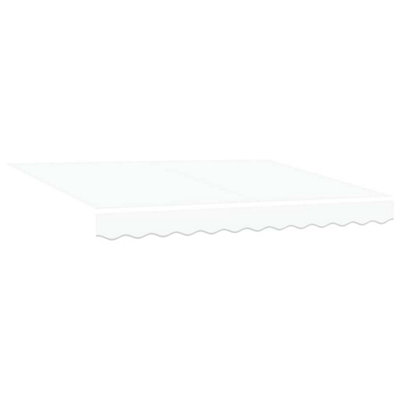 B&Q -  Sturdy Retractable Awning Manual White And Anthracite