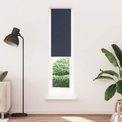 Berkfield Durable Roller Blind Blackout Marine 45X230 Cm Fabric Width 40.7 Cm Polyester from B&Q