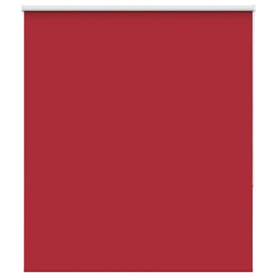 Berkfield Durable Roller Blind Blackout Red 125X175 Cm Fabric Width 121.6 Cm Polyester