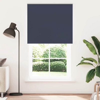 Berkfield Durable Roller Blind Blackout Marine 135X210 Cm Fabric Width 131.6 Cm Polyester from B&Q
