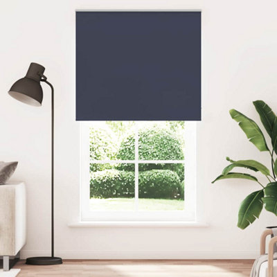 Berkfield Durable Roller Blind Blackout Marine 120X230 Cm Fabric Width 116.6 Cm Polyester from B&Q