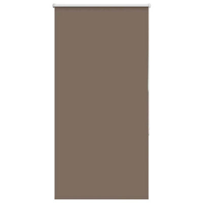 Berkfield Durable Roller Blind Blackout Coffee 80X150 Cm Fabric Width 75.7 Cm Polyester from B&Q