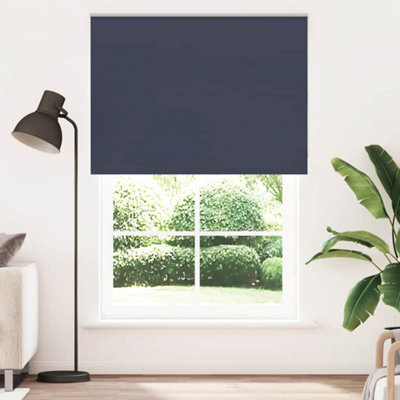 Berkfield Durable Roller Blind Blackout Marine 145X230 Cm Fabric Width 141.6 Cm Polyester from B&Q