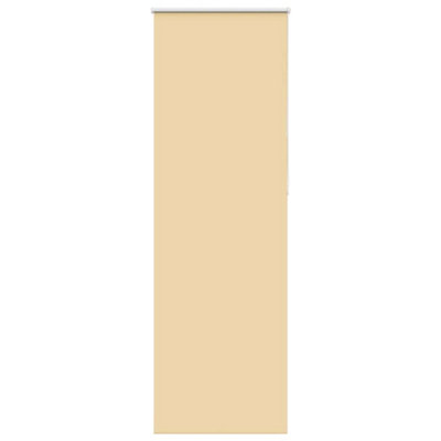 Berkfield Durable Roller Blind Blackout Beige 65X230 Cm Fabric Width 60.7 Cm Polyester from B&Q