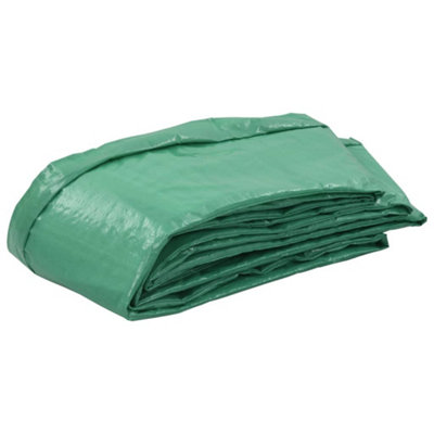 Berkfield High-Quality Safety Pad Pe Green For 10 Feet/3.05 M Round Trampoline from B&Q