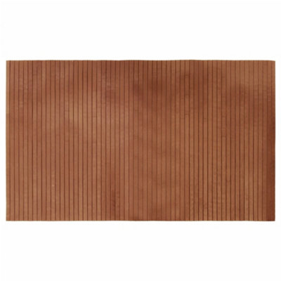 Berkfield Modern Rug Rectangular Brown 60X100 Cm Bamboo from B&Q