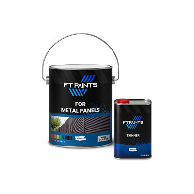  - Ft Paints 1.1L Kit Basecoat Paint With Matt Finish For Metal Panels- Ral 1003-Signal Yellow