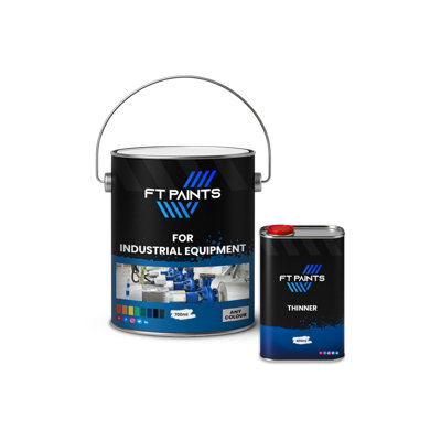  - Ft Paints 1.1L Kit Basecoat Paint With Matt Finish For Industrial Equipment- Ral 1003-Signal Yellow