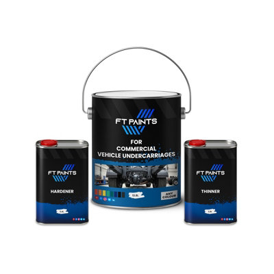  - Ft Paints 20.0 L Kit Chassis Paint With Semi Gloss Finish For Commercial Vehicle Undercarriages- Ral 7035-Light Grey