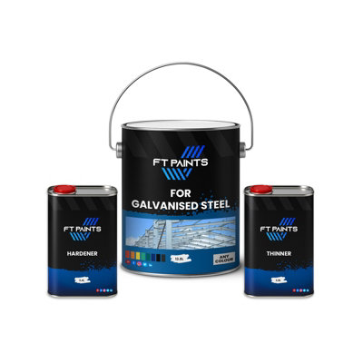  - Ft Paints 20.0 L Kit Chassis Paint With Semi Gloss Finish For Galvanised Steel- Ral 7042-Traffic Grey A
