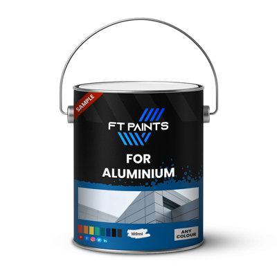  - Ft Paints 100 Ml Sample Chassis Paint With Semi Gloss Finish For Aluminium- Ral 7035-Light Grey